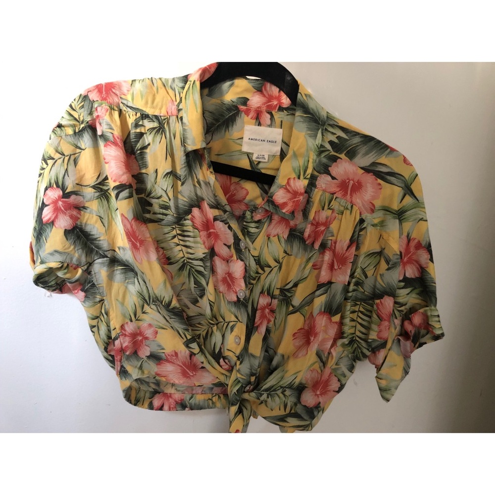 American Eagle Hawaiian shirt